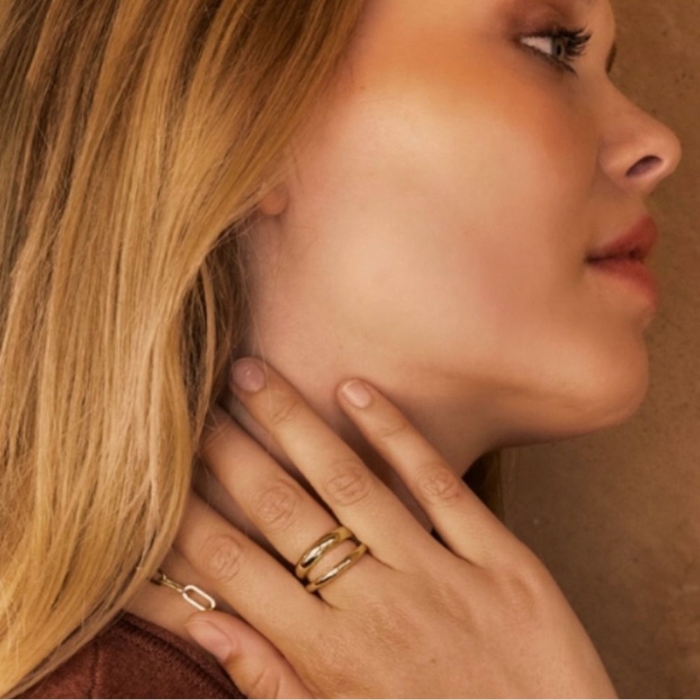 Loren Stewart Size 7 Gold-plated Ring